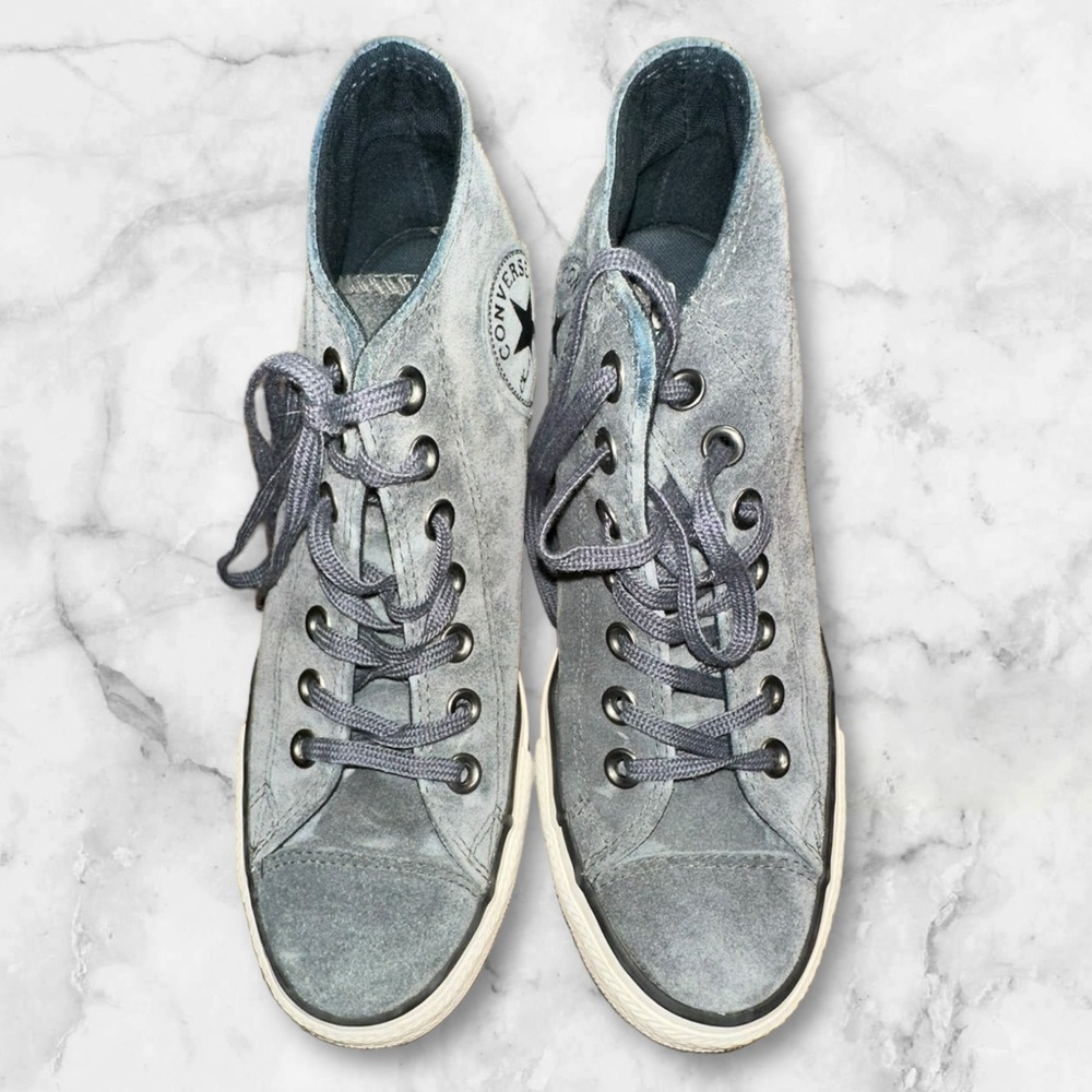 Converse All Star Chuck Taylor | size 7 | Hidden Wedge Suede | 550670C - Picture 2 of 6